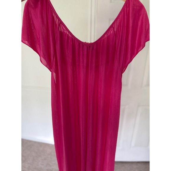 Ezi chemise nightgown slip dress sleepwear hot pink women's size‎ 3XL - Picture 3 of 7